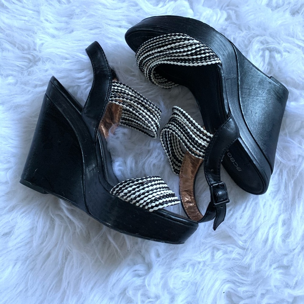 BCBG wedge sandals